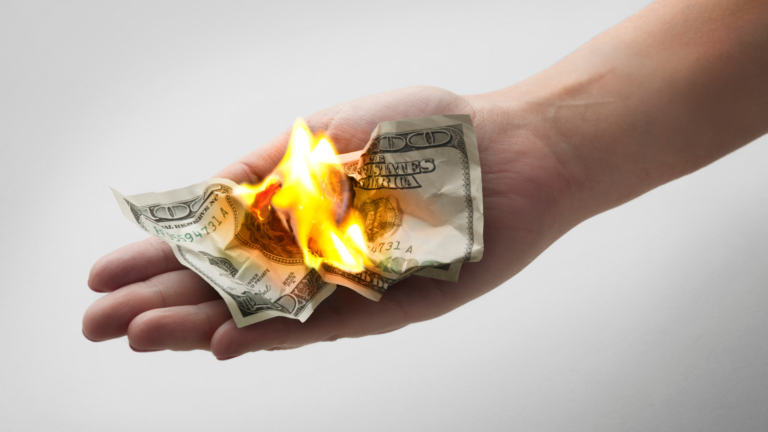 losing money